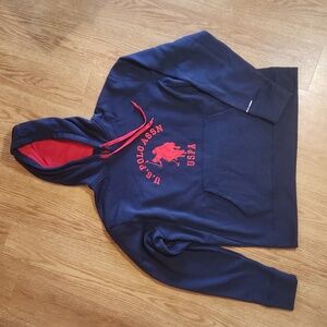 U.S. Polo Assn. Navy hoodie sweater